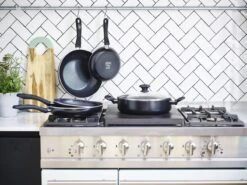 GreenChef Diamond Koekenpannenset Ø 20cm + Ø 28cm - Zwart - Inductie - PFAS-vrij -Brita Verkoopwinkel 1200x899 4