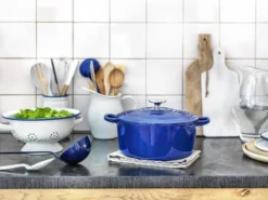 BK Bourgogne Braadpan Ø 24 Cm - Blauw - Gietijzer - Inductie -Brita Verkoopwinkel 1200x900 24