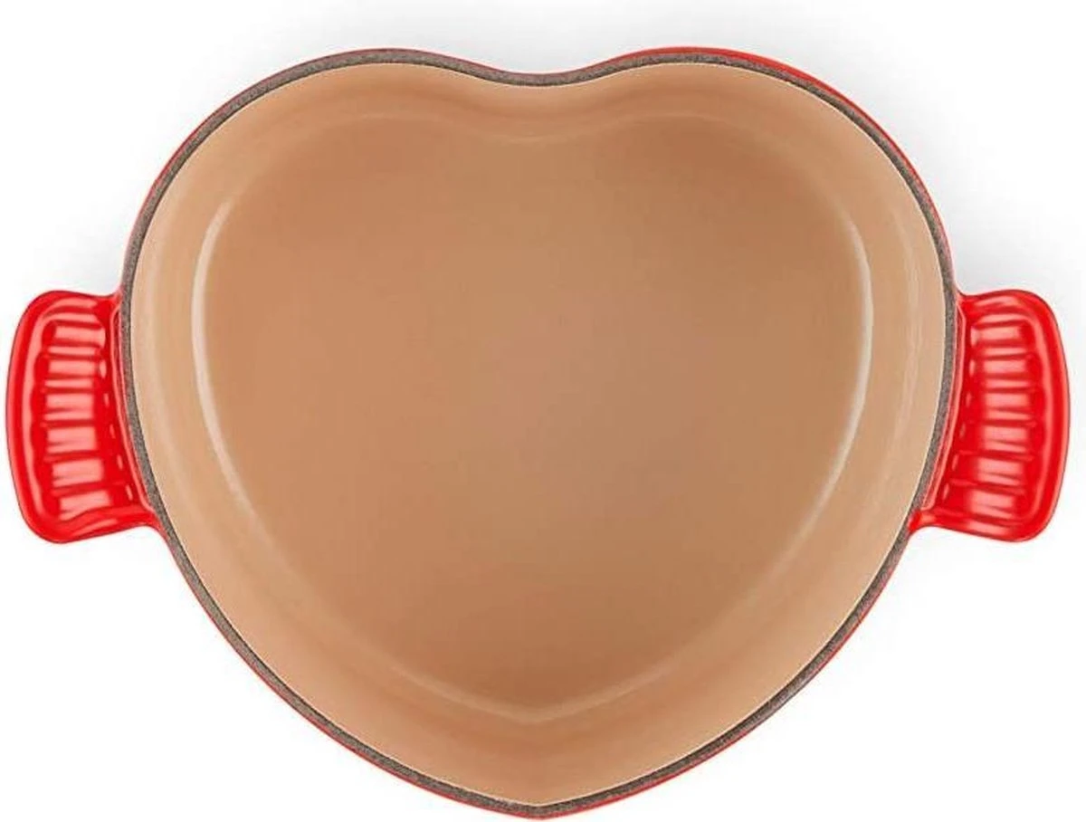 LE CREUSET - Signature - Braadpan Hart 20cm Rood 3 LE CREUSET - Signature - Braadpan Hart 20cm Rood - Afbeelding 3