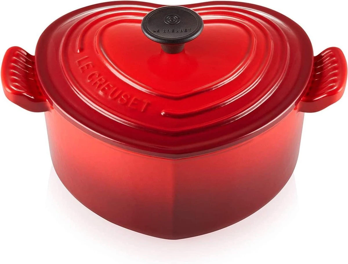 LE CREUSET - Signature - Braadpan Hart 20cm Rood 1 LE CREUSET - Signature - Braadpan Hart 20cm Rood