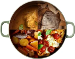 BK Bourgogne Braadpan Ø 24 Cm - Groen - Gietijzer - Inductie -Brita Verkoopwinkel 1200x945 3