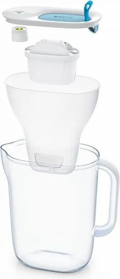 BRITA - Waterfilterkan Style Cool - Blauw - 2,4L + 3 MAXTRA+ Waterfilterpatronen 24 BRITA - Waterfilterkan Style Cool - Blauw - 2,4L + 3 MAXTRA+ Waterfilterpatronen -Brita Verkoopwinkel 518x1200