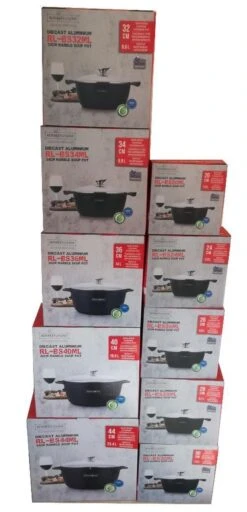 Royalty Line - Marble Soep/braadpan - Met Glazen Deksel Zwart - 24 CM. RL-BS24ML 24 Royalty Line - Marble Soep/braadpan - Met Glazen Deksel Zwart - 24 CM. RL-BS24ML -Brita Verkoopwinkel 579x1200