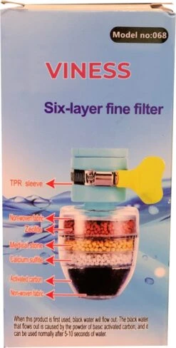VINESS Waterfilter - Kraanfilter - Drinkwaterfilter - Waterzuivering - Waterbesparend - Duurzaam - Roze -Brita Verkoopwinkel 608x1200