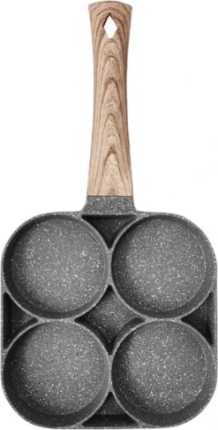 Alora 4-Delige Pannenkoekenpan - Pannenkoeken Maker - Cakemaker - Omeletpan - Omeletmaker - Eierpan - Koekjes Maker - 4-in-1 Pannenset -Brita Verkoopwinkel 611x1200