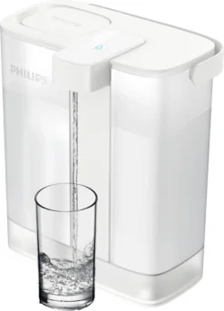 Philips Water Instant Water Filter - 3 L Inhoud, 1 L/min Snelle Doorstroming, Oplaadbaar Via USB-C -Brita Verkoopwinkel 865x1200