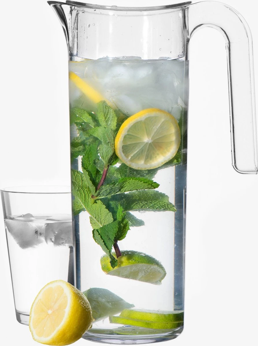 Mepal Flow Waterkan - 1,5 L - Helder 1 Mepal Flow Waterkan - 1,5 L - Helder